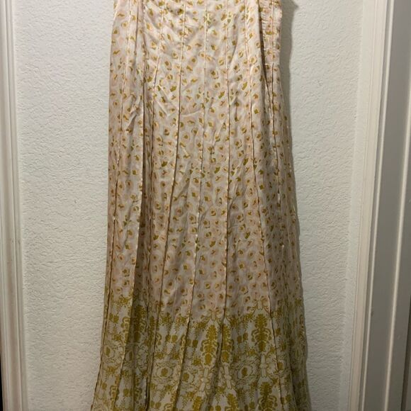 Pipes & Shaw 100% silk skirt long - Picture 2 of 10